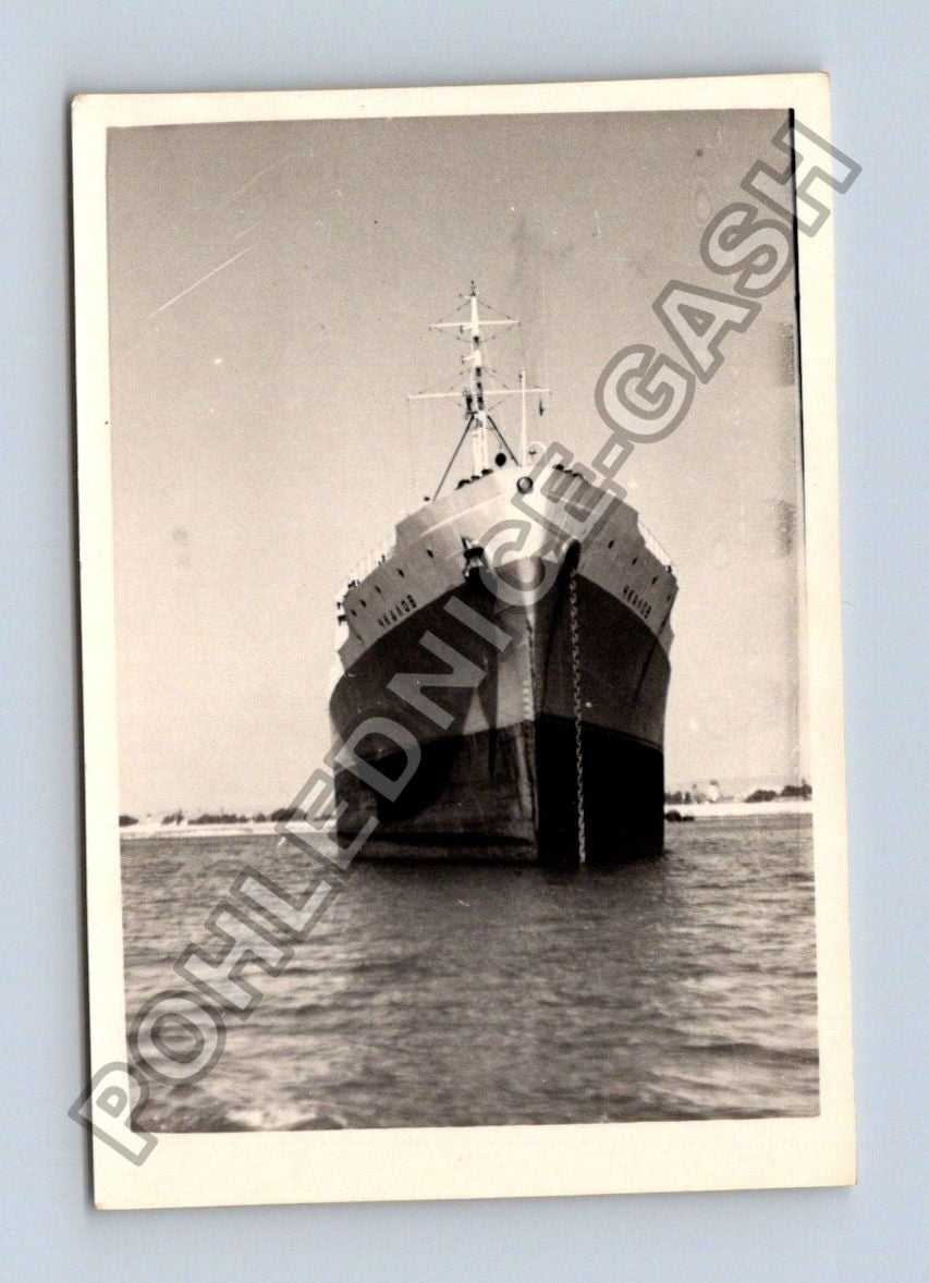 Stará fotografie válečná loď (BM26381)