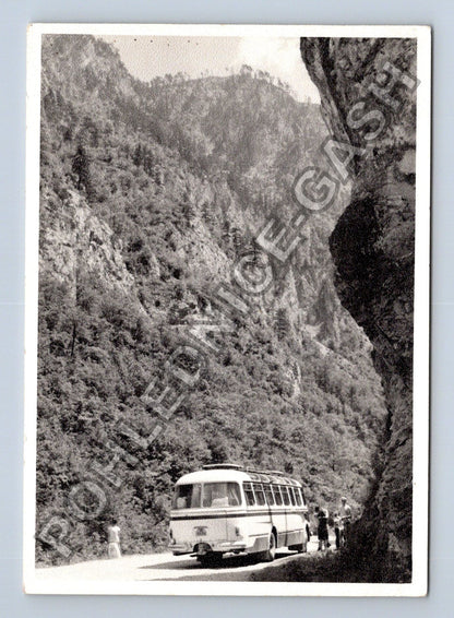 Stará fotografie bus v horách (BM26402)