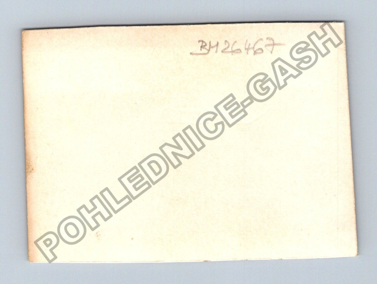 Stará fotografie muž u auta s SPZ P-12-443 (BM26467)
