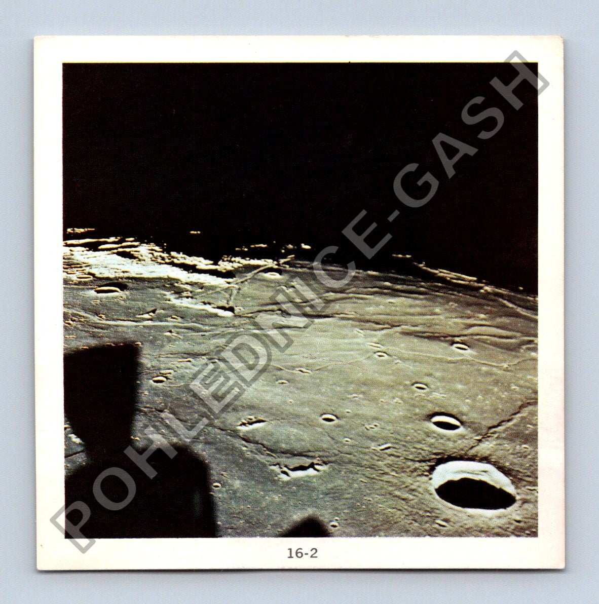 Stará fotografie Měsíc krátery povrch (BM26488)