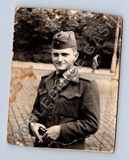 Stará fotografie muž v uniformě (BM26511)
