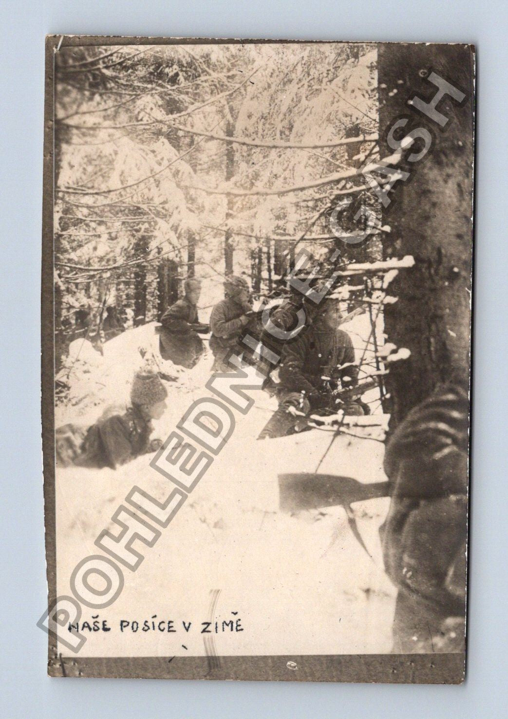 Stará fotografie NAŠE POSICE V ZIMĚ (BM26518)