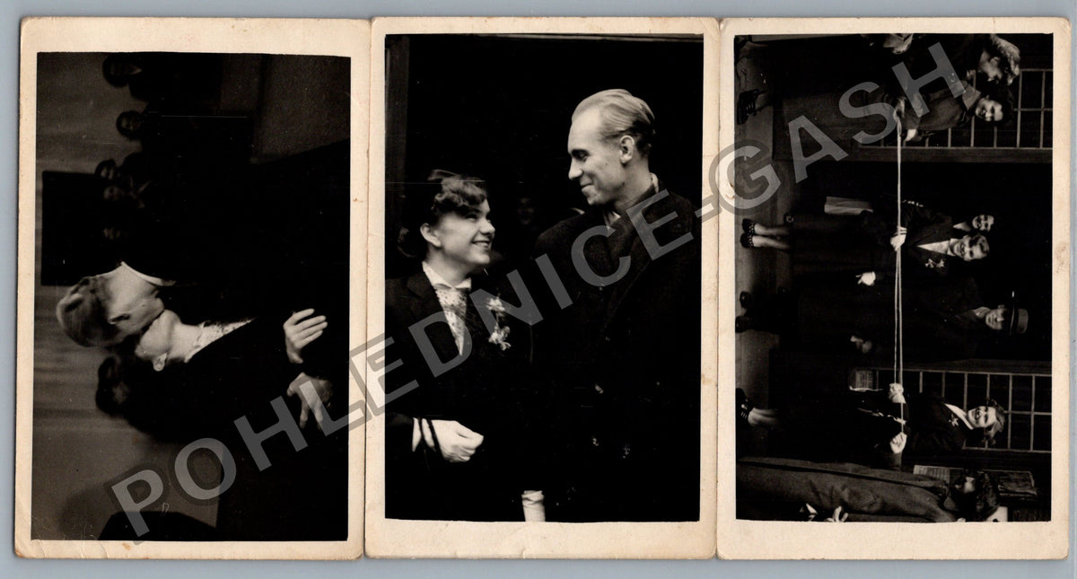 Stará fotografie Praha slavnostní událost a portréty 1952 (BM26575)