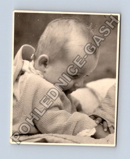 Stará fotografie spící miminko (BM26685)