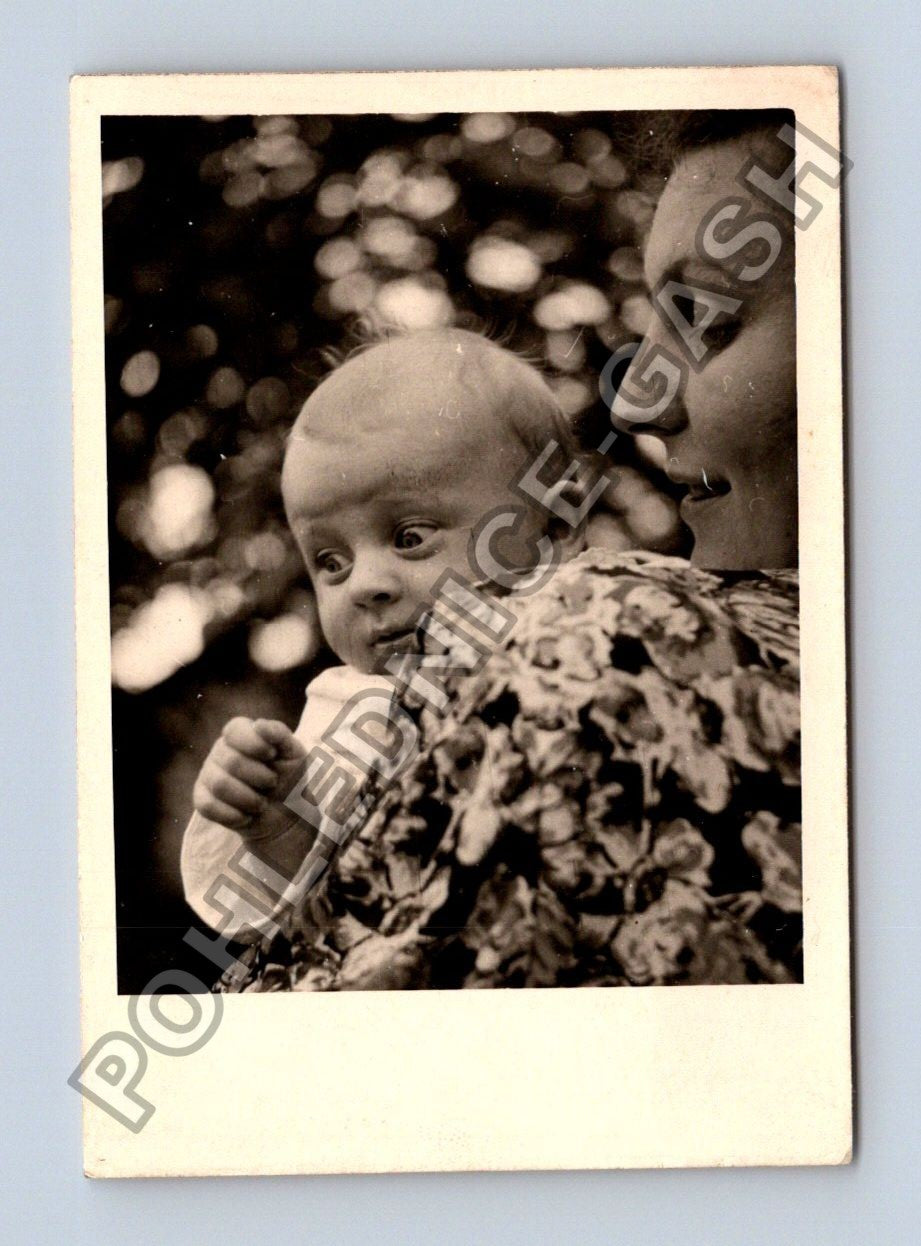 Stará fotografie matka s dítětem (BM26686)
