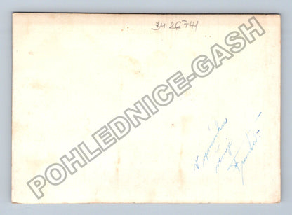 Stará fotografie mladý muž se saxofonem (BM26741)