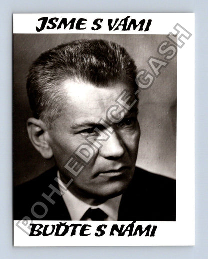 Pohlednice Josef Smrkovský XIV. Sjezd KSČ Praha 1968 (BM26769)