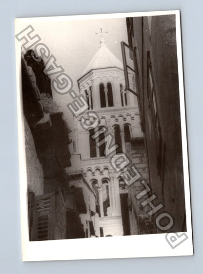 Stará fotografie věž kostela/stavby (BM26813)