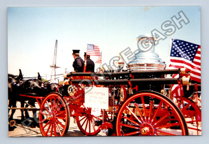 USA průvod s historickou hasičskou stříkačkou 1996 (BM26870)