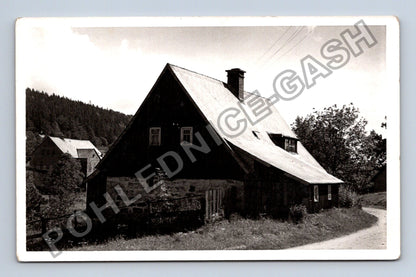 Stará fotografie venkovský dům příroda (BM26891)