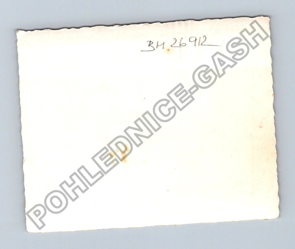 Stará fotografie horská krajina s budovou na vrcholu (BM26912)