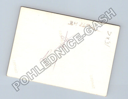 Stará fotografie dům u vody se stromy (BM26942)
