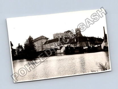 Stará fotografie zámek a rybník (BM26946)