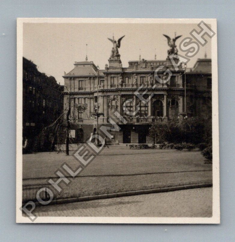 Stará fotografie Praha Divadlo na Vinohradech 1932 (BM26964)