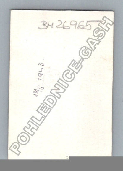 Stará fotografie obloukový most v krajině 1943 (BM26965)