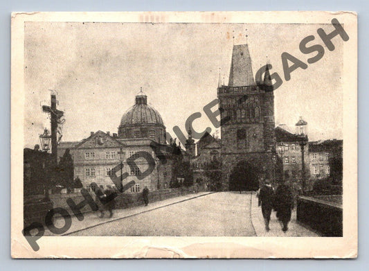 Pohlednice Praha Karlův most Staroměstská věž (M100)