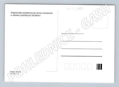 Velikonoční pohlednice Veselé Velikonoce ruční (M10050)