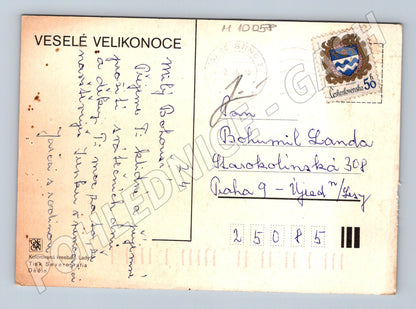 Velikonoční pohlednice Josef Lada 1938 prošlá (M10058)