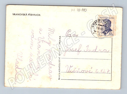 Vranovská přehrada parník MIR 1960 prošlá (M10110)