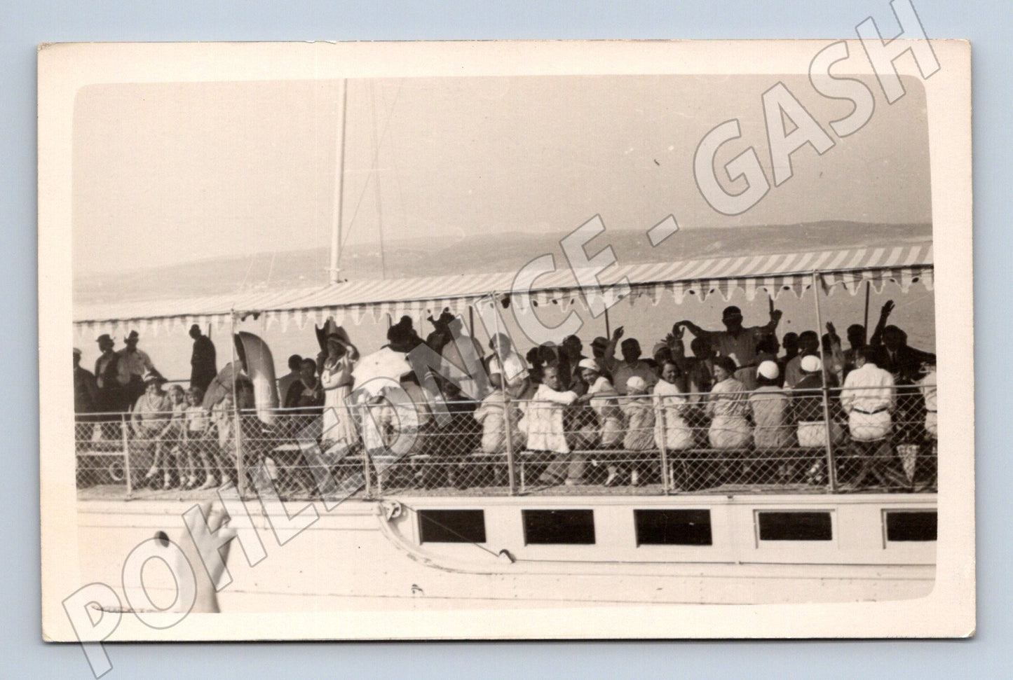 Historická plavba lodí 1933 stará pohlednice (M10112)