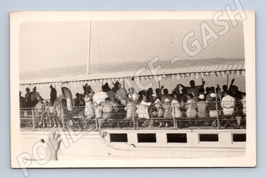 Historická plavba lodí 1933 stará pohlednice (M10112)