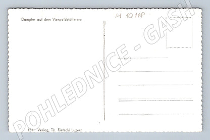 Steamboat on Lake Lucerne Switzerland Alps (M10118)