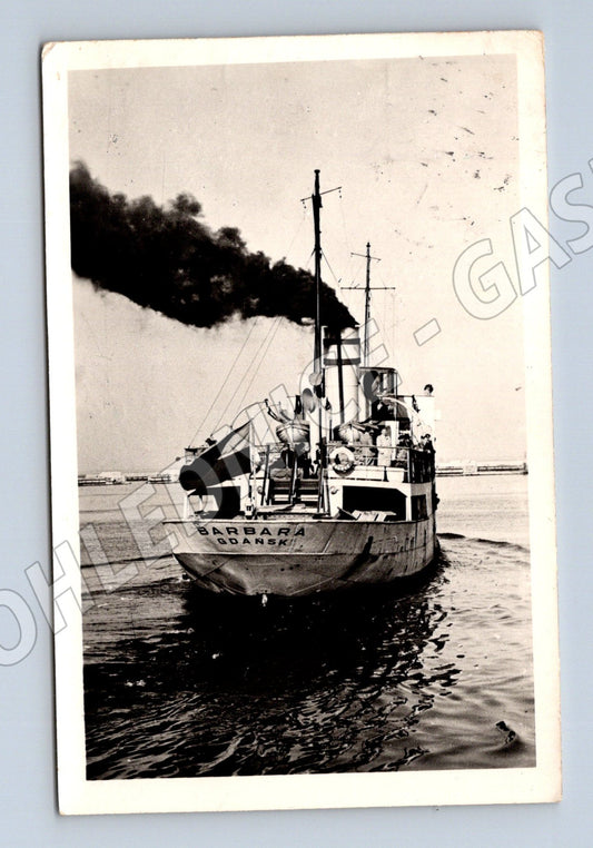 Parník Barbara Gdańsk Polsko 1951 poštovní (M10119)