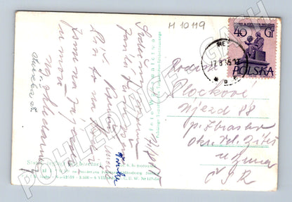 Parník Barbara Gdańsk Polsko 1951 poštovní (M10119)