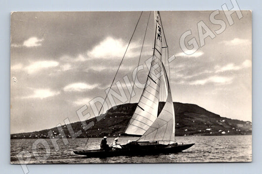 Plachetnice na Balatonu Maďarsko historická (M10120)