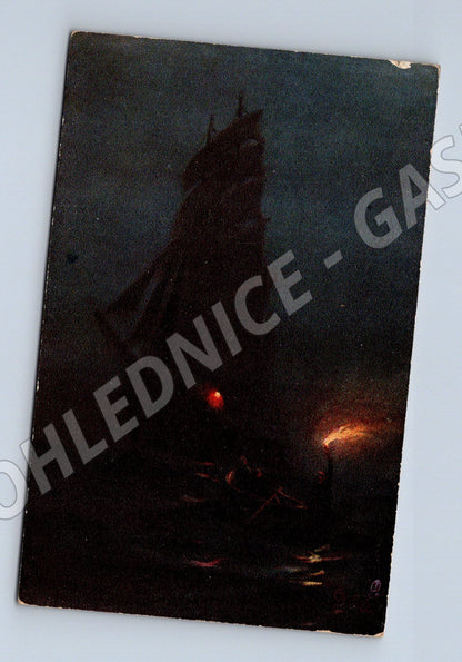 Ships That Pass in the Night Tuck's Oilette (M10124)