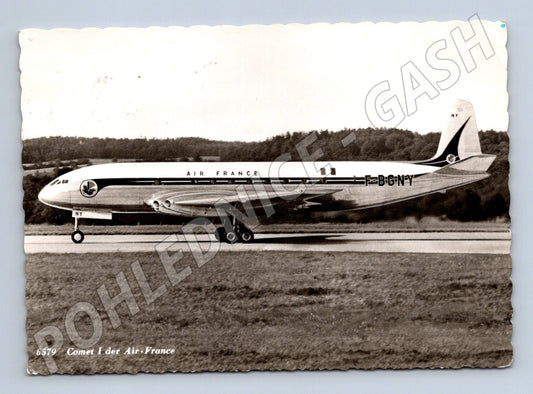 Letadlo Comet I Air France 1956 Curych (M10127)