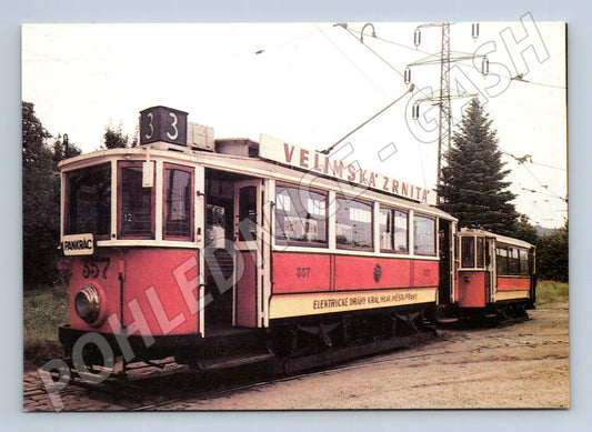 Historická tramvaj Praha 357 a 624 Ringhoffer (M10145)