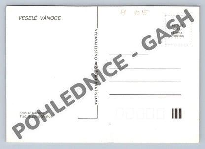 Pohlednice Vánoční Veselé Vánoce (M1015)
