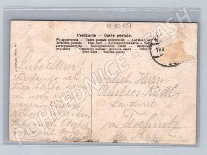 Letzter Knödel voják humorná RU pohlednice (M10151)