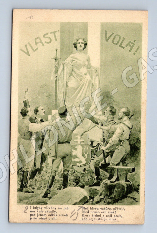 Vlast volá legionářský motiv malý formát (M10180)