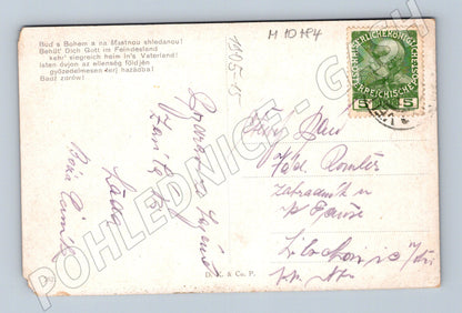 Rozloučení vojáka a dívky 1915 RU malý formát (M10184)