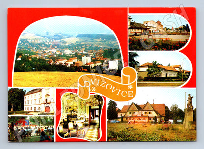 Pohlednice Vizovice – víceobrázková pohlednice (M10197)