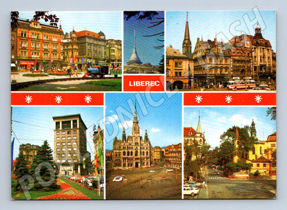 Pohlednice Liberec Radnice - Ještěd (M10207)