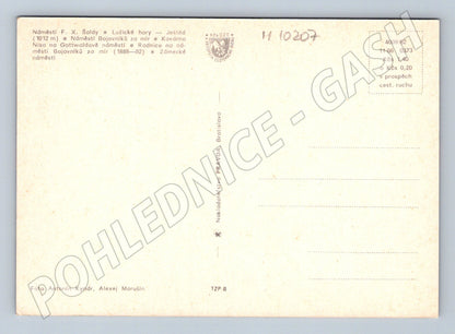 Pohlednice Liberec Radnice - Ještěd (M10207)