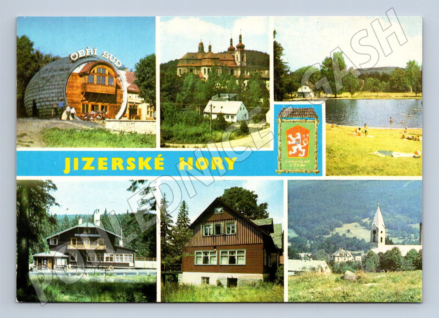 Pohlednice Jizerské hory - koláž (M10212)