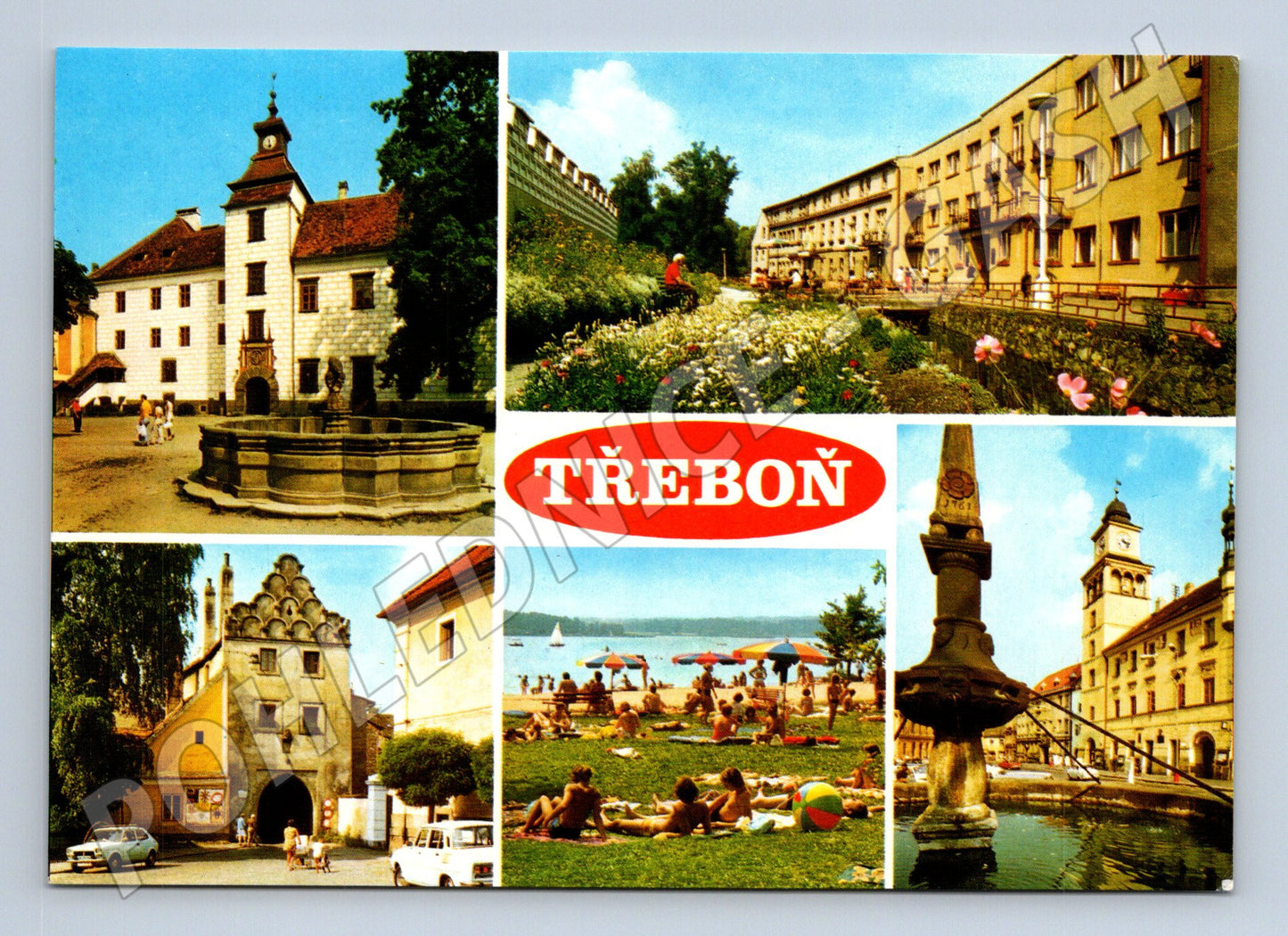 Pohlednice TŘEBOŇ – historické centrum (M10221)