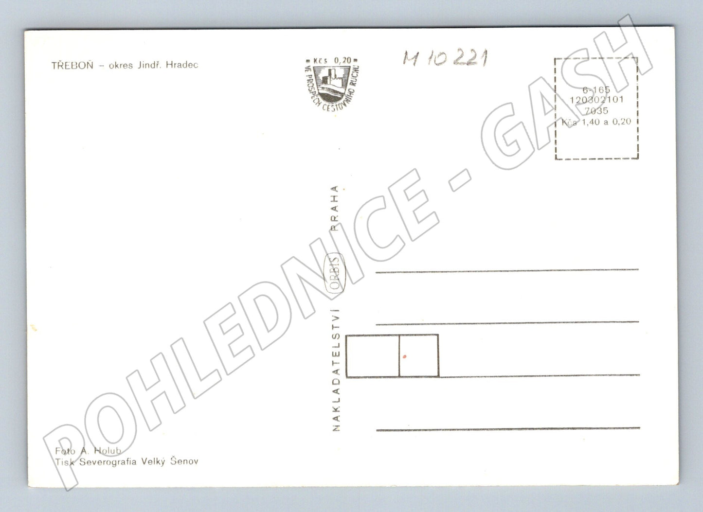 Pohlednice TŘEBOŇ – historické centrum (M10221)