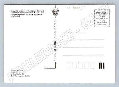Pohlednice Luhačovice lázně kolonáda (M10225)