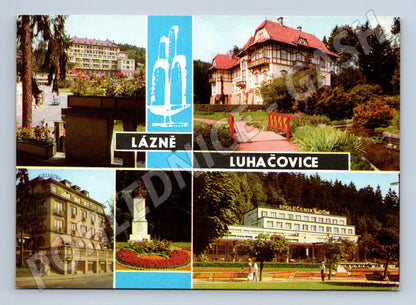 Pohlednice Luhačovice lázeňské objekty (M10227)