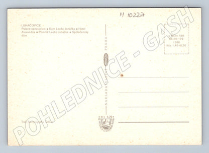 Pohlednice Luhačovice lázeňské objekty (M10227)