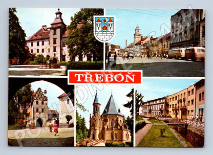 Pohlednice Třeboň historická víceobrazová (M10230)