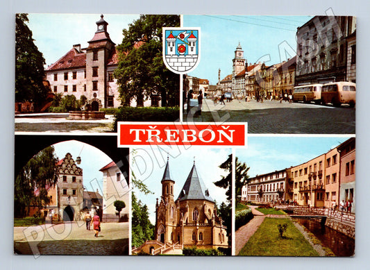 Pohlednice Třeboň historická víceobrazová (M10230)