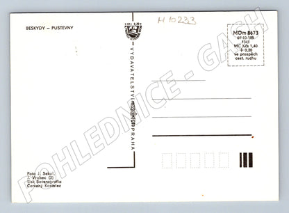 Pohlednice Beskydy Pustevny zimní koláž (M10233)