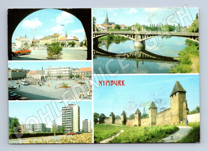 Pohlednice Nymburk – vícezáběrová, prošlá poštou (M10236)