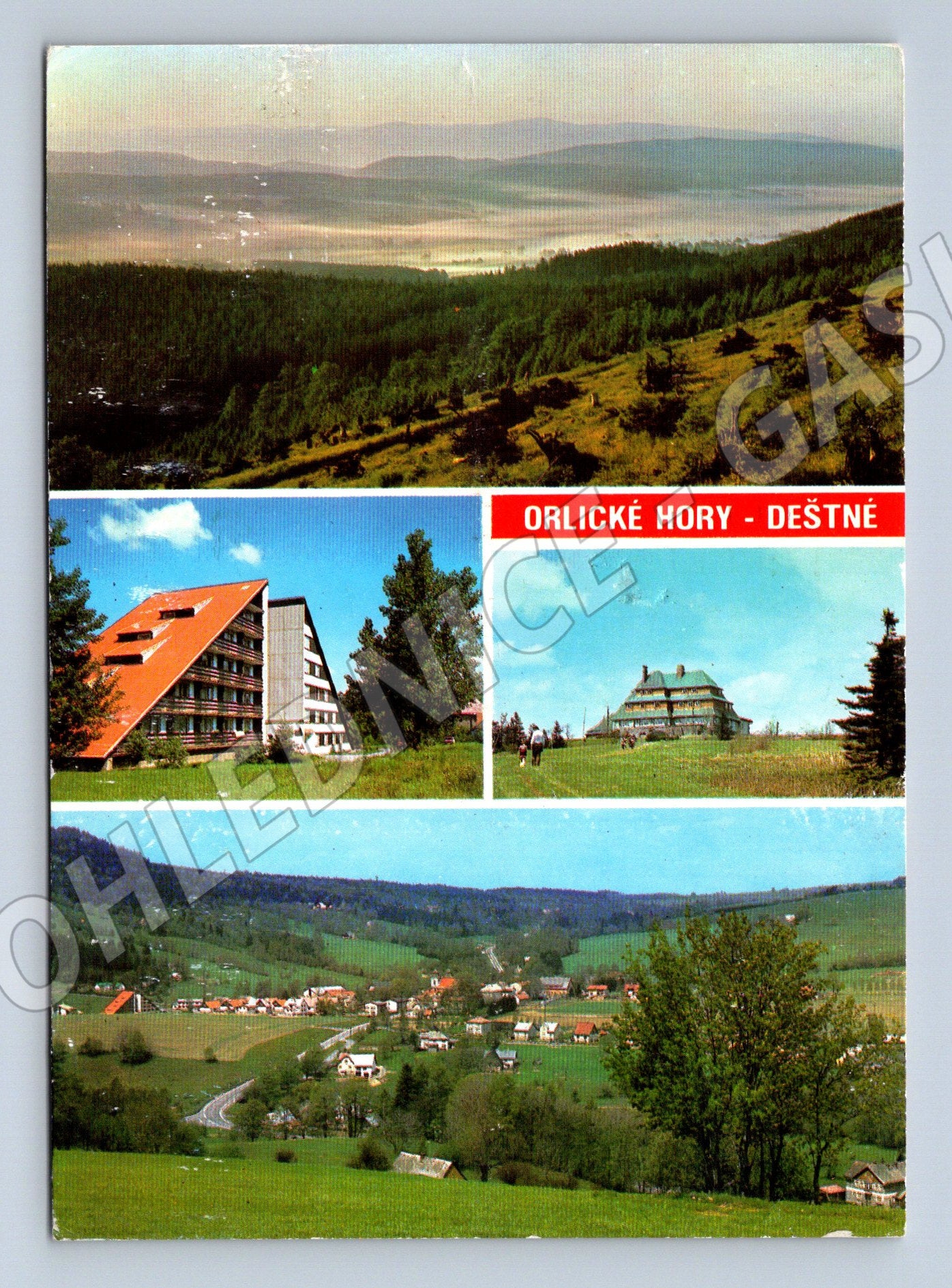 Pohlednice Orlické hory – Deštné (M10237)